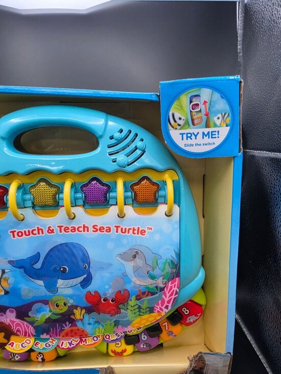 VTech Touch & Teach Sea Turtle Interactive Learning Toy - Picture 4 of 10